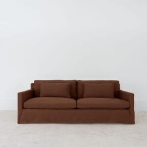 Feather-down Sofa | Slipcovered Linen Sofa | JS018