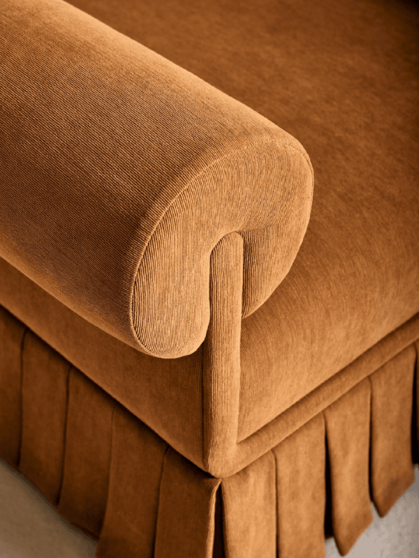 "Wrinkled Rose" Prenanthes Alba Lounge Chair - Image 4